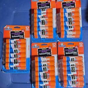 5× 12 packs of glue sticks